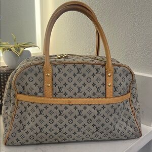 Louis Vuitton Navy Monogram Mini Lin Marie Boston